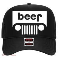 Adult Beer Funny Upside Down Logo Hat thumb 0