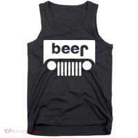 Adult Beer Funny Upside Down Logo Tank Top thumb 0