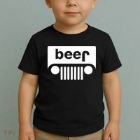 Adult Beer Funny Upside Down Logo Toddler T-Shirt thumb 2