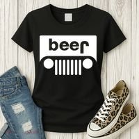 Adult Beer Funny Upside Down Logo Women's T-Shirt thumb 3