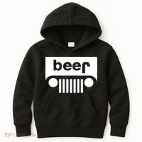 Adult Beer Funny Upside Down Logo Kids Hoodie thumb 0