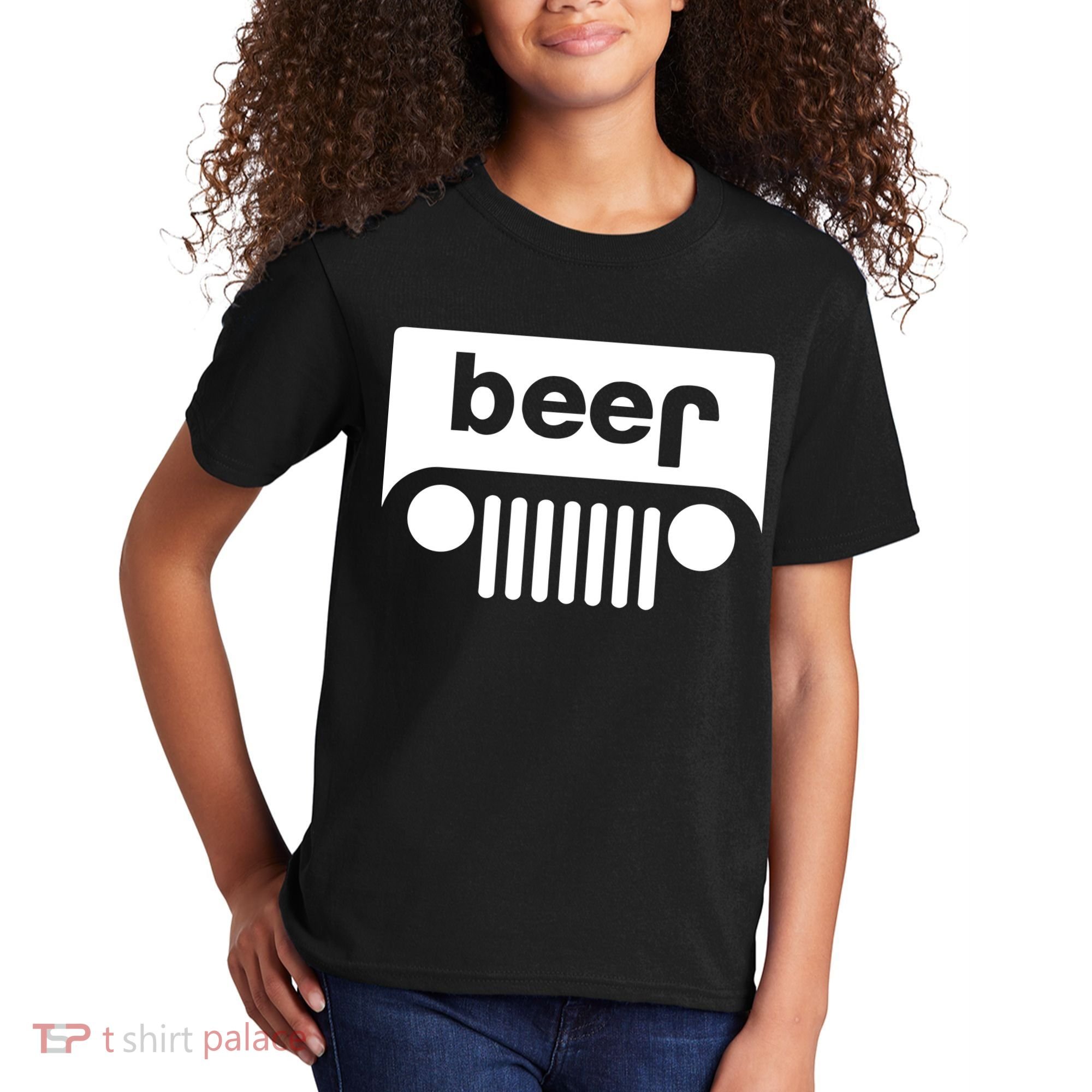 Adult Beer Funny Upside Down Logo Kids T-Shirt