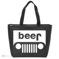Adult Beer Funny Upside Down Logo Tote Bag thumb 0