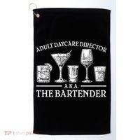Adult Daycare Director AKA The Bartender Golf Towel thumb 0