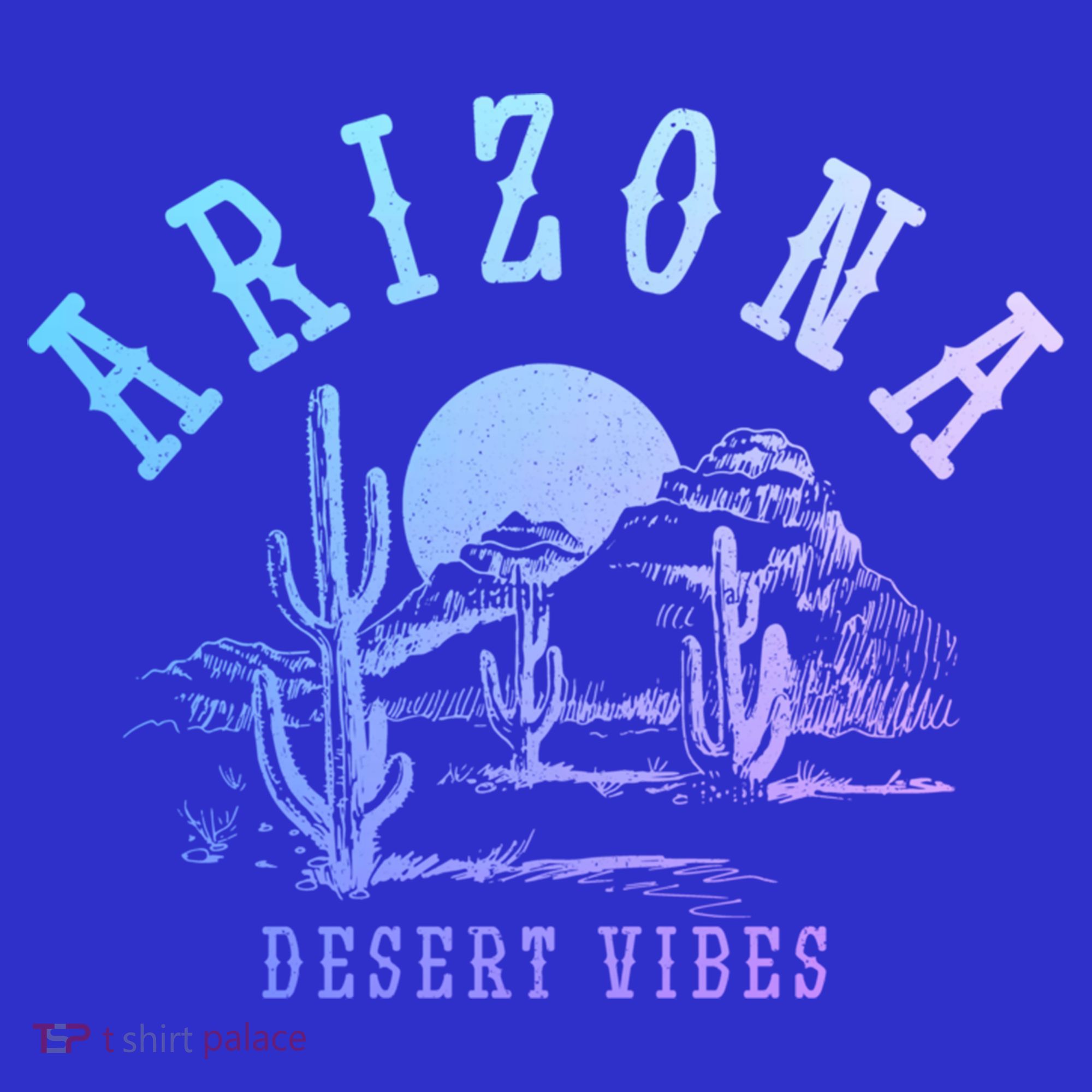 Arizona Desert Vibes Az Pride Cactus Vintage Gift T-Shirt