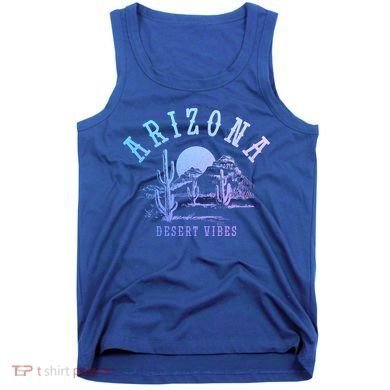 Arizona Desert Vibes Az Pride Cactus Vintage Gift Tank Top