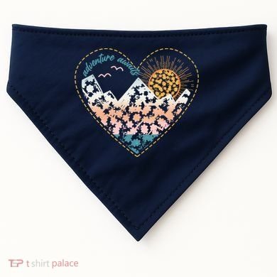 Adventure Awaits Nature Cute Wilderness USA-Made Doggie Bandana