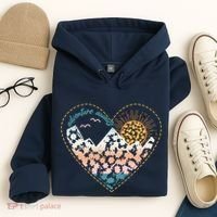 Adventure Awaits Nature Cute Wilderness Hoodie thumb 4