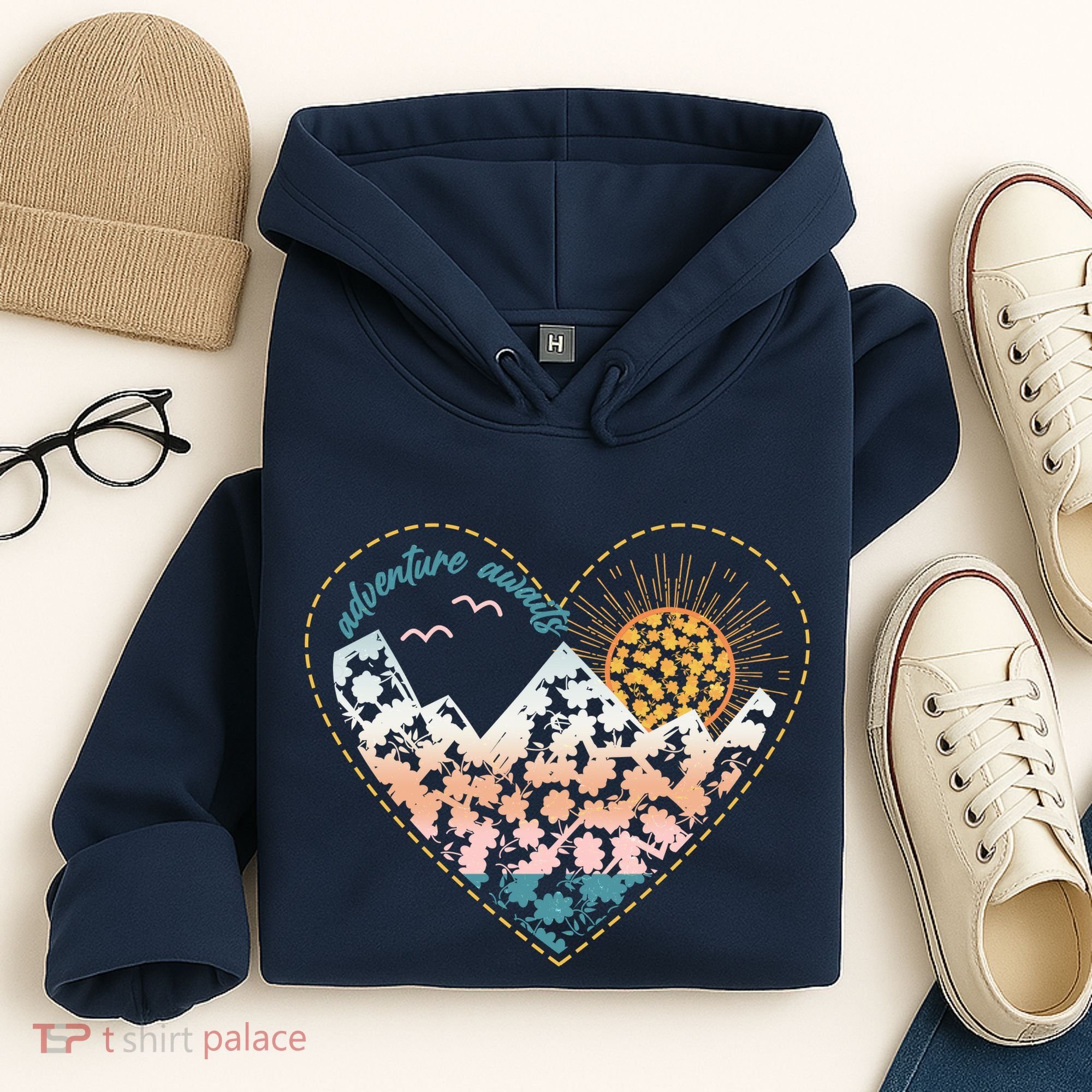 Adventure Awaits Nature Cute Wilderness Hoodie