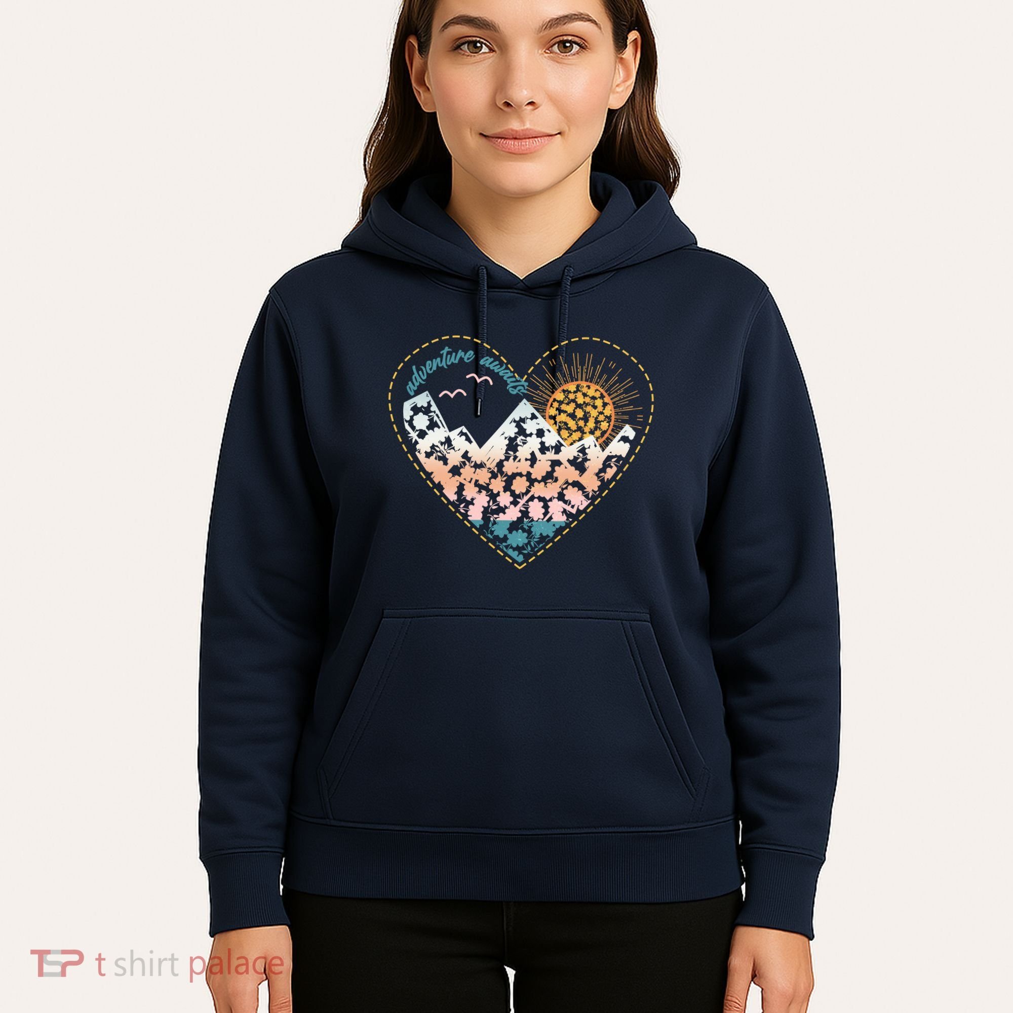 Adventure Awaits Nature Cute Wilderness Hoodie