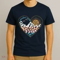 Adventure Awaits Nature Cute Wilderness T-Shirt thumb 3