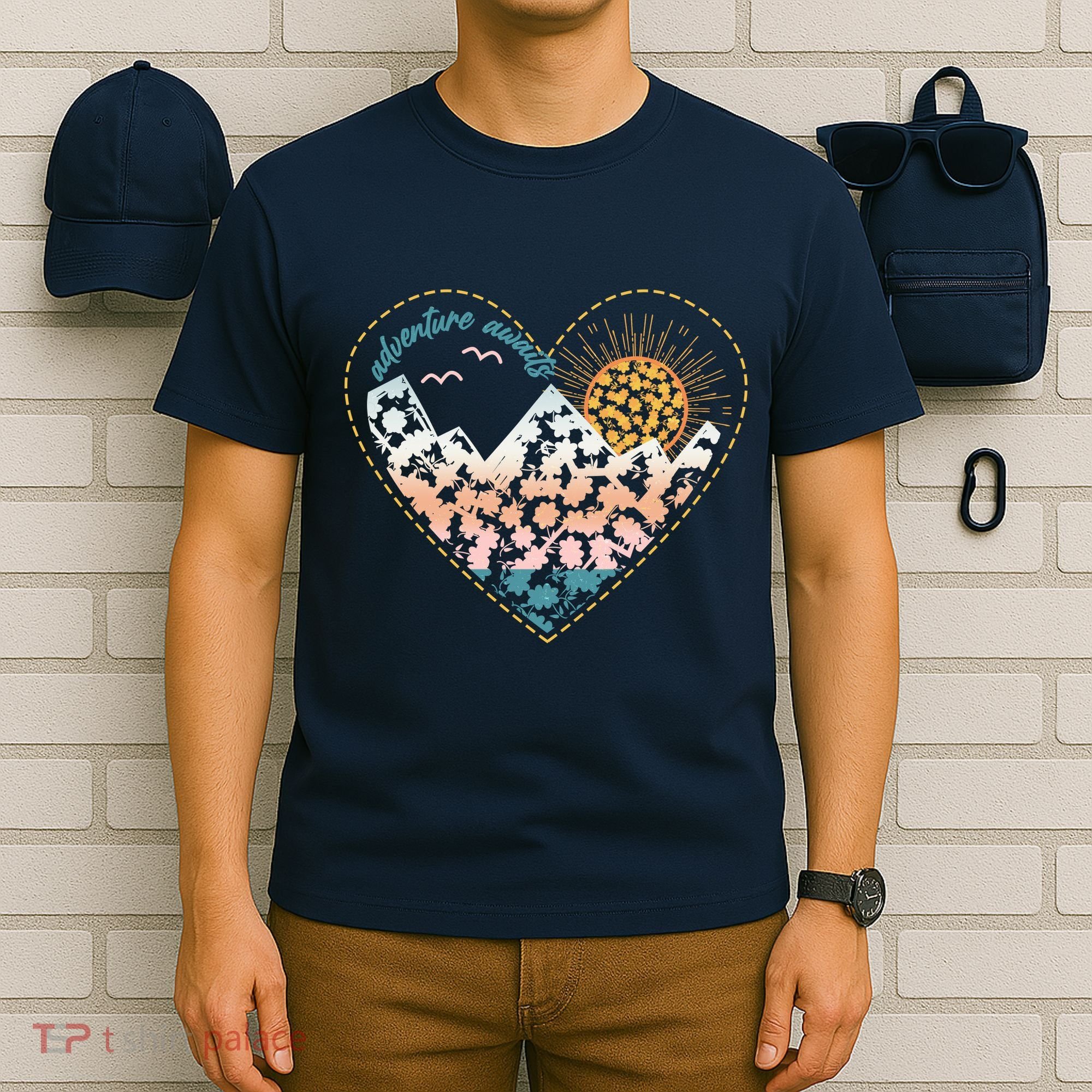 Adventure Awaits Nature Cute Wilderness T-Shirt