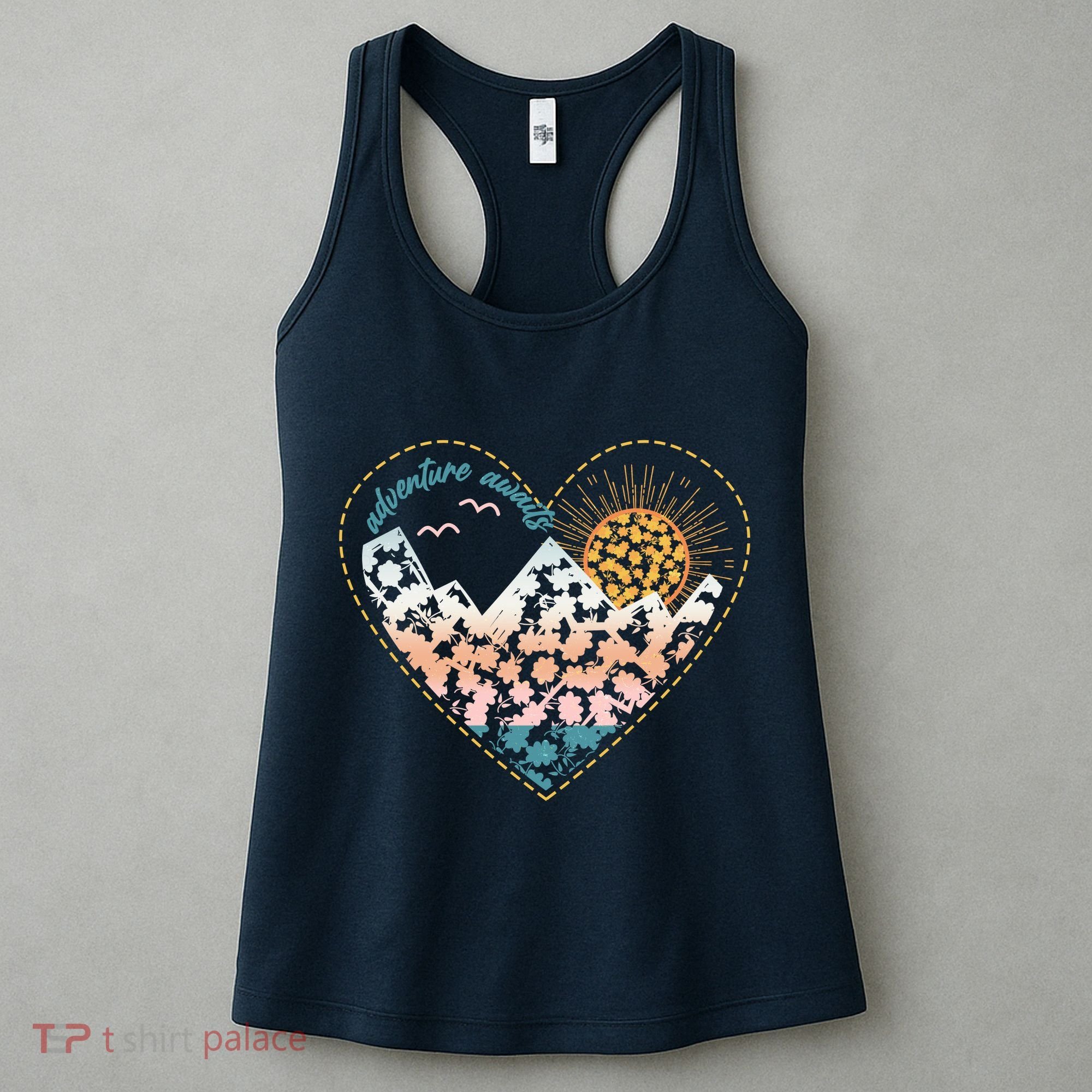 Adventure Awaits Nature Cute Wilderness Women's Tank Top
