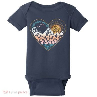 Adventure Awaits Nature Cute Wilderness Baby Bodysuit