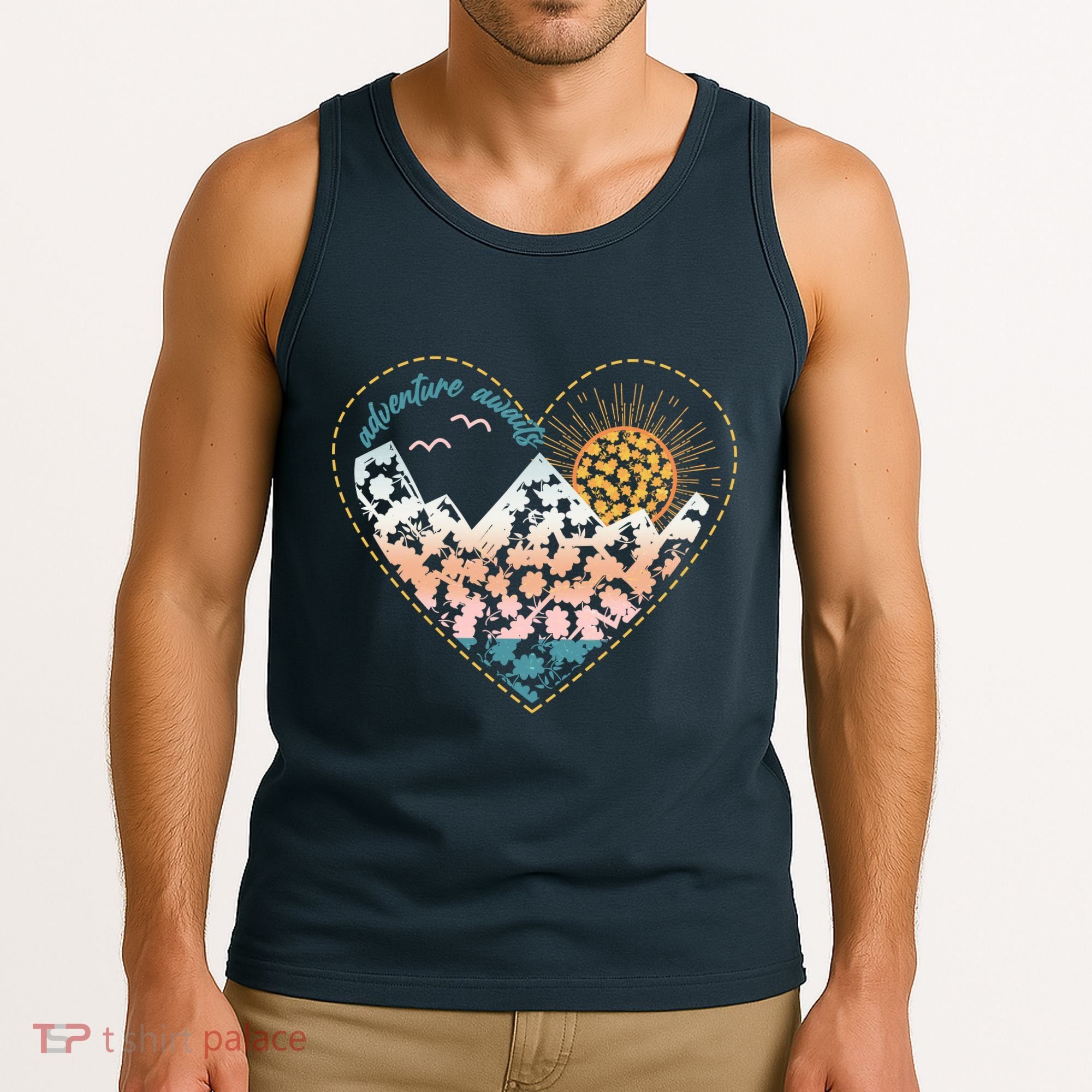 Adventure Awaits Nature Cute Wilderness Tank Top