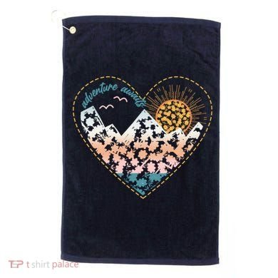 Adventure Awaits Nature Cute Wilderness Golf Towel