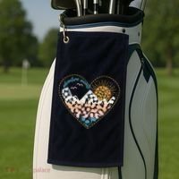 Adventure Awaits Nature Cute Wilderness Golf Towel thumb 2