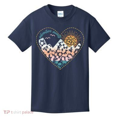 Adventure Awaits Nature Cute Wilderness Kids T-Shirt