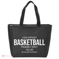 A Day Without Basketball Tote Bag thumb 0