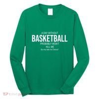 A Day Without Basketball Long Sleeve Shirt thumb 0