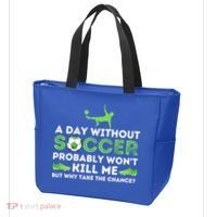 A Day Without Soccer Great Gift Soccer Lover Gift Tote Bag thumb 3