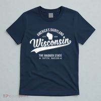 Americas Dairyland Wisconsin Est 1848 Vintage T-Shirt thumb 5