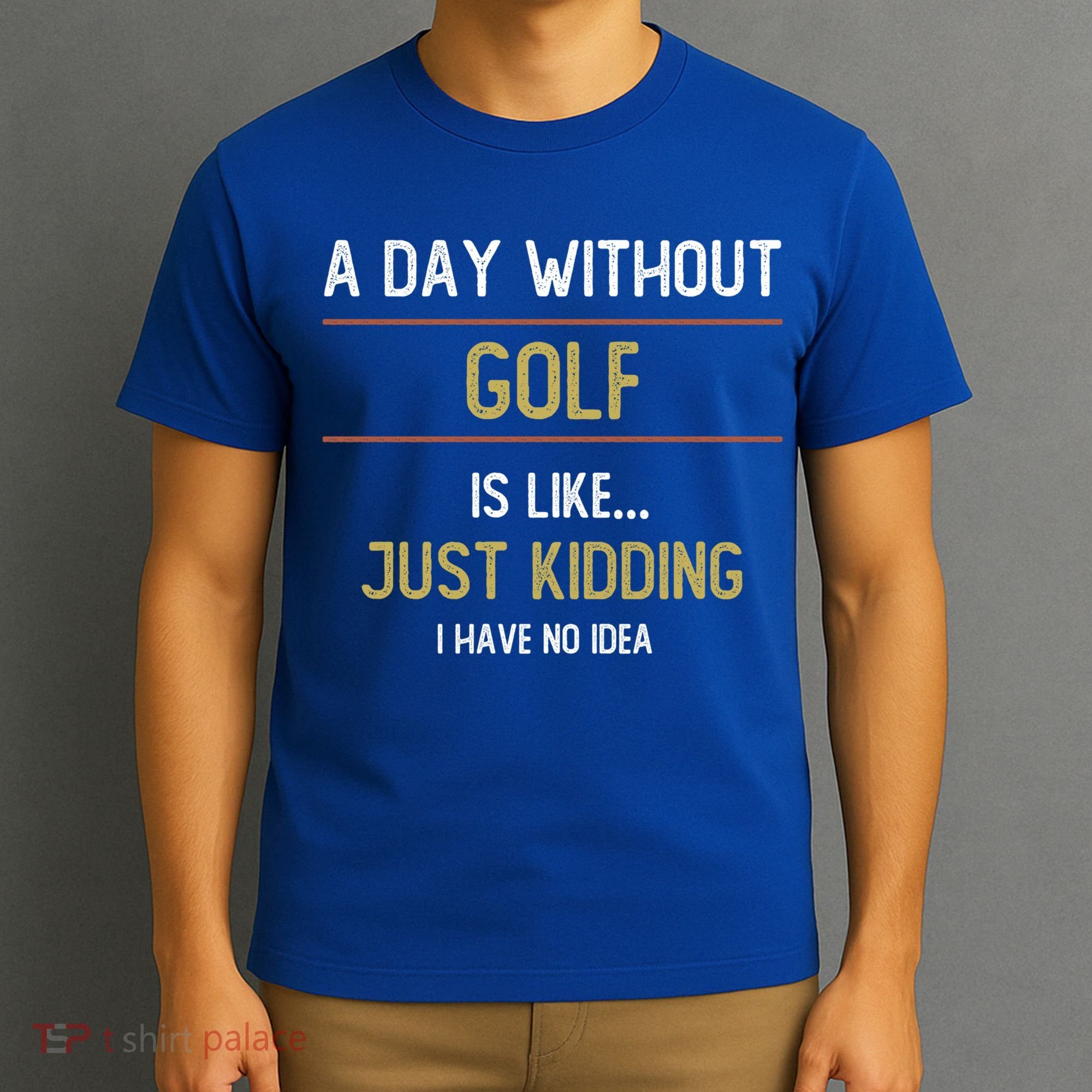 A Day Without Golf Is Like Funny Golf Lovers Gift T-Shirt