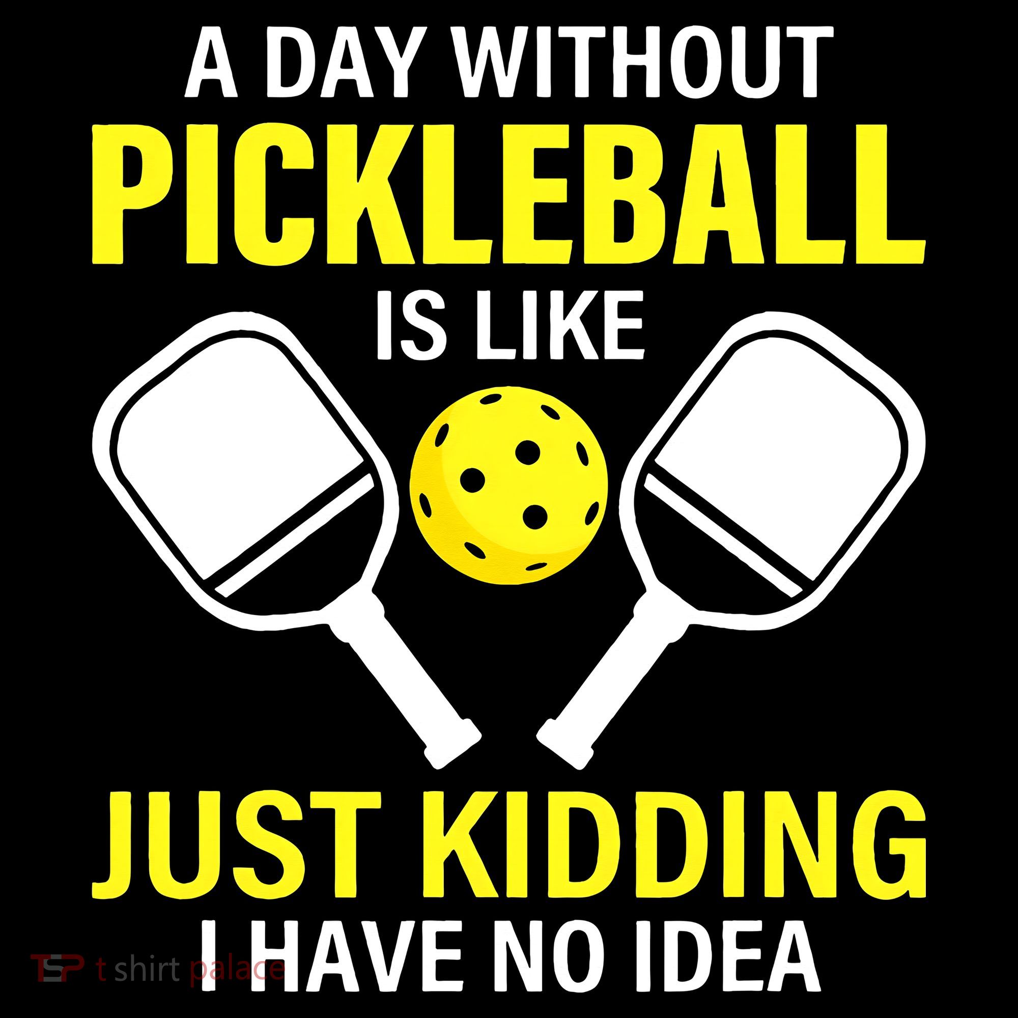 A Day Without Pickleball is Like Pickleball Dink Player T-Shirt