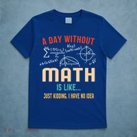 A Day Without Math Is Like Math Student Math Teacher Gift T-Shirt thumb 5