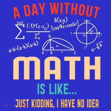 A Day Without Math Is Like Math Student Math Teacher Gift Women's Tri-Blend 3/4-Sleeve Raglan Shirt