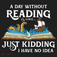 A Day Without Reading Is Like Book Lover Gift & Reading Tumbler thumb 3
