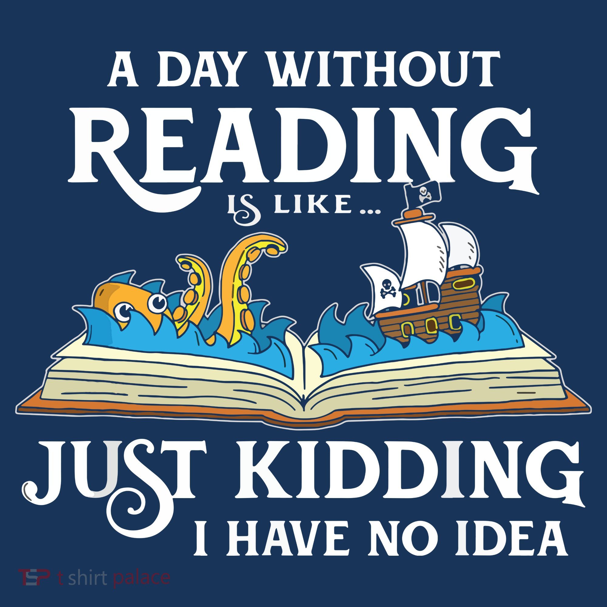 A Day Without Reading Is Like Book Lover Gift & Reading Golf Towel