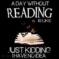 A Day Without Reading Is Like, Book Lover Gift & Reading Ornament thumb 1