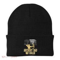 Archery Dad Way Cool Father's Day Cool Gift Beanie thumb 0
