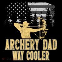 Archery Dad Way Cool Father's Day Cool Gift Ornament thumb 1