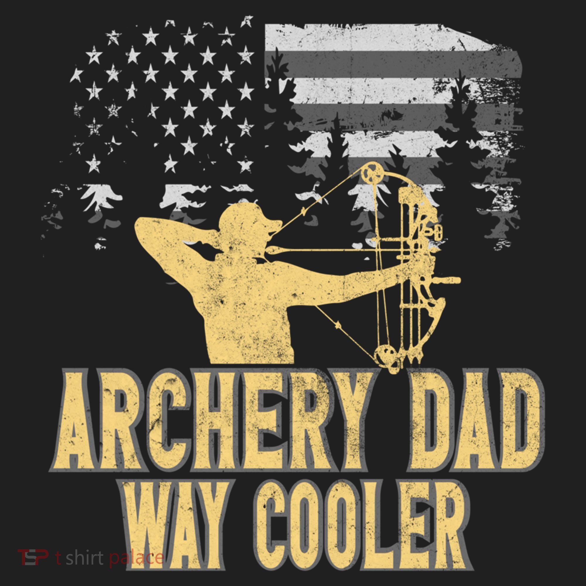 Archery Dad Way Cool Father's Day Cool Gift Golf Towel