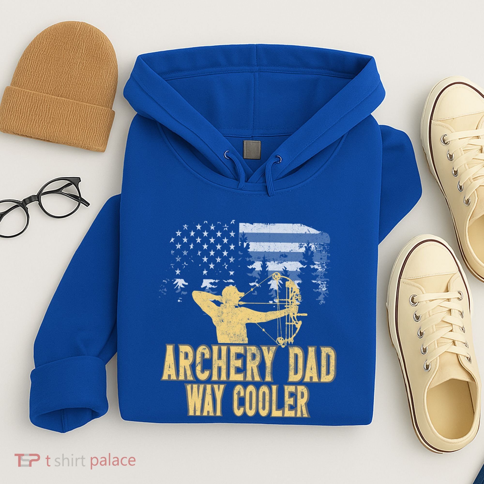 Archery Dad Way Cool Father's Day Cool Gift Hoodie