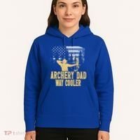 Archery Dad Way Cool Father's Day Cool Gift Hoodie thumb 5