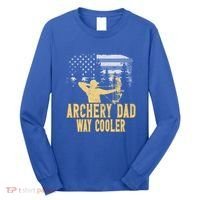 Archery Dad Way Cool Father's Day Cool Gift Long Sleeve Shirt thumb 0