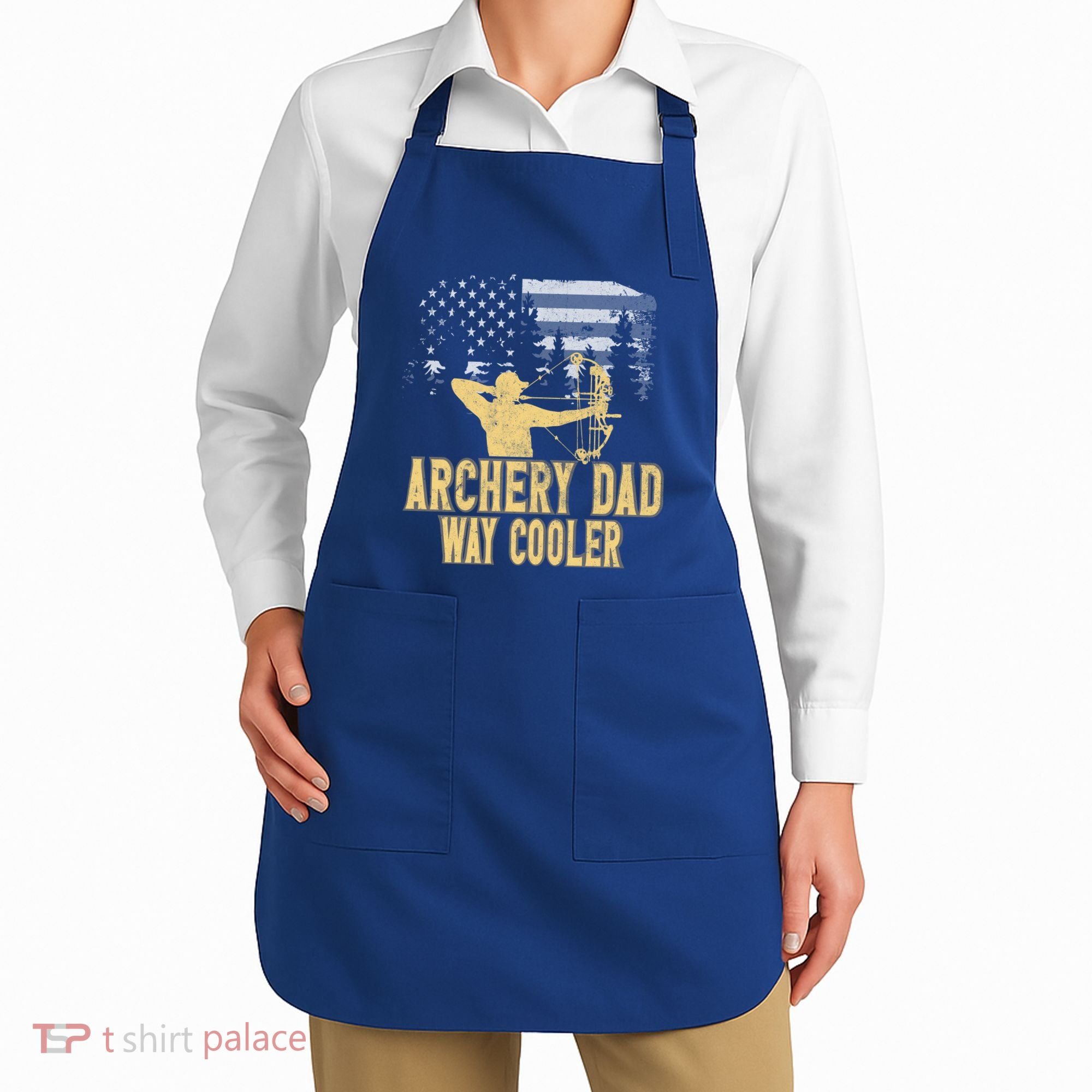 Archery Dad Way Cool Father's Day Cool Gift Apron