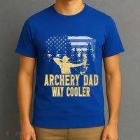 Archery Dad Way Cool Father's Day Cool Gift T-Shirt thumb 3