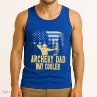 Archery Dad Way Cool Father's Day Cool Gift Tank Top thumb 3