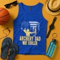 Archery Dad Way Cool Father's Day Cool Gift Tank Top thumb 4