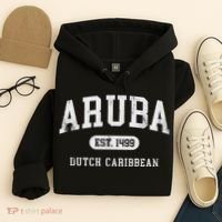 Aruba Est 1499 Throwback Letter Souvenir Hoodie thumb 4