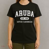 Aruba Est 1499 Throwback Letter Souvenir T-Shirt thumb 4