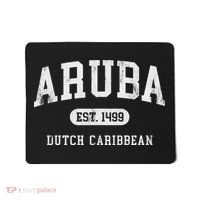 Aruba Est 1499 Throwback Letter Souvenir Mousepad thumb 0