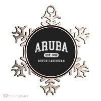 Aruba Est 1499 Throwback Letter Souvenir Ornament thumb 0