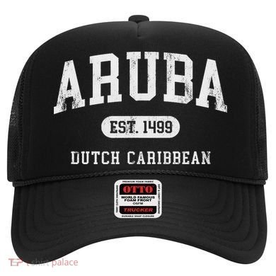 Aruba Est 1499 Throwback Letter Souvenir Hat