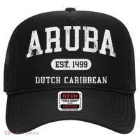 Aruba Est 1499 Throwback Letter Souvenir Hat thumb 0