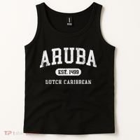 Aruba Est 1499 Throwback Letter Souvenir Tank Top thumb 2
